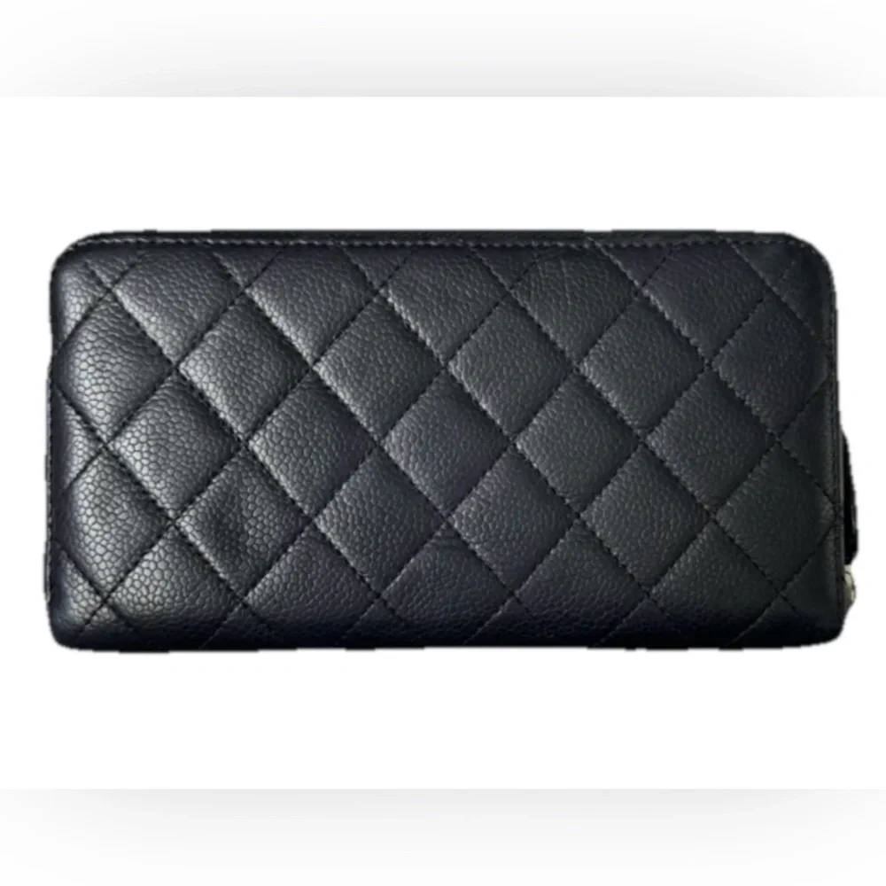 CHANEL Timeless Classic Lambskin Zip around Wallet
